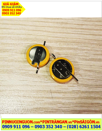 Panasonic ML1220/F1AN (chân thép), Pin sạc 3v lithium Panasonic ML1220/F1AN, Xuất xứ Indonesia